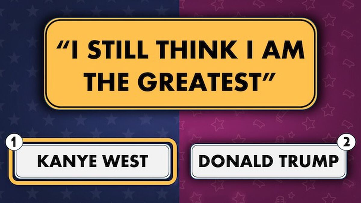 Who Said It? Presidents vs Celebrity image number null